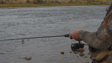Fishing in the clear waters of Naran Kaghan