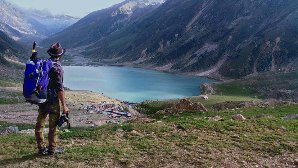 Hiker enjoying the trails in Naran