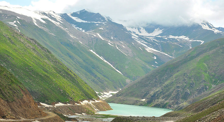 Snow-capped mountains in Naran Kaghan